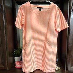 Boxy Neon Striped Dress